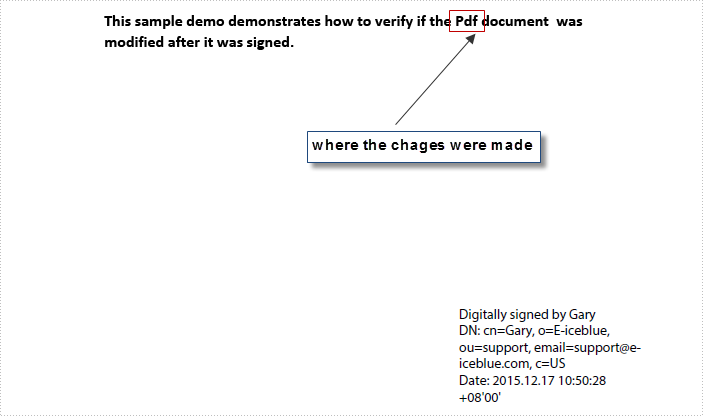PDF控件Spire.PDF for .NET【安全】演示：使用 C# 检测签名的 PDF 是否被修改,如何使用 C# 检测签名的 PDF 是否被修改,第1张