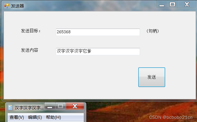 C# 对其他窗口发送文本,第2张