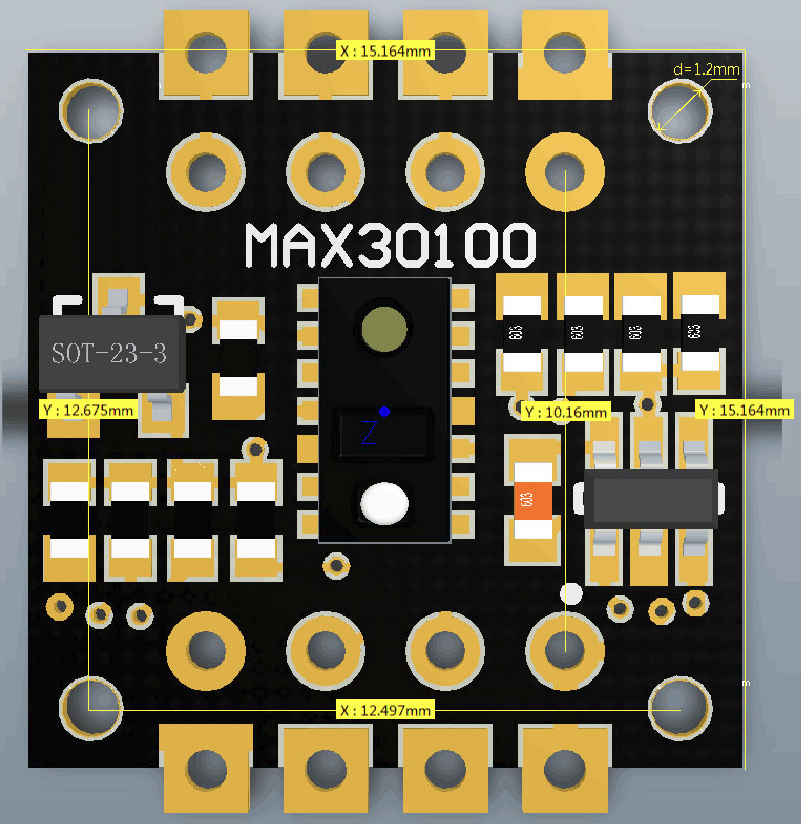 电子模块|心率血氧传感器模块MAX30102及其驱动代码,在这里插入图片描述,第3张