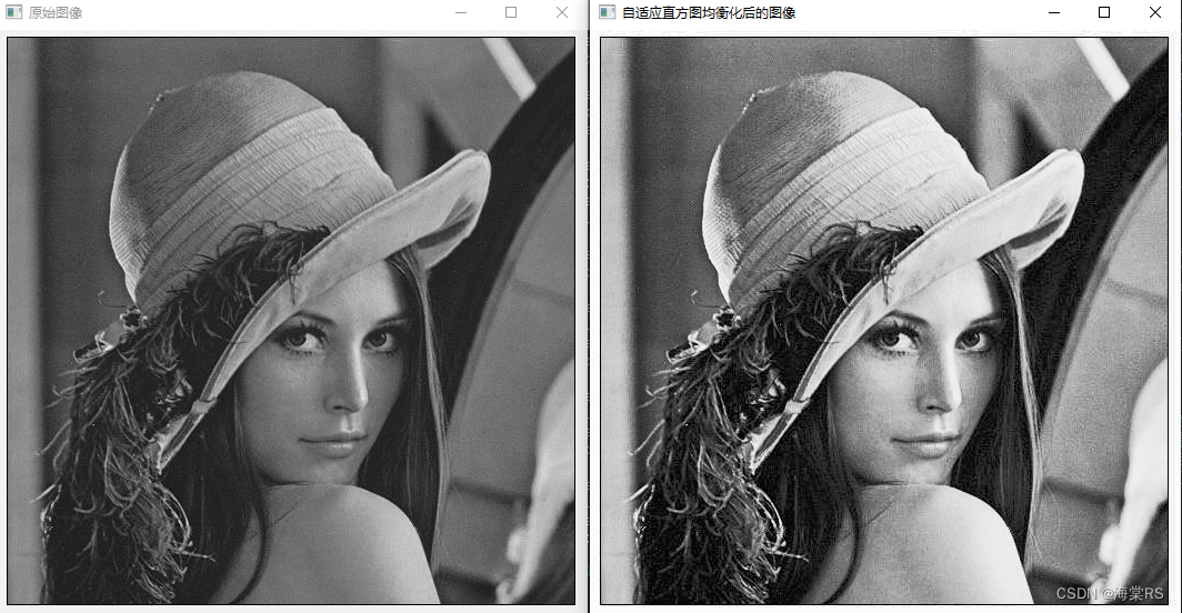 Opencv C++ 六、灰度变换：线性变换、灰度反转、对数变换、伽马变换、（自适应）直方图均衡化,第6张